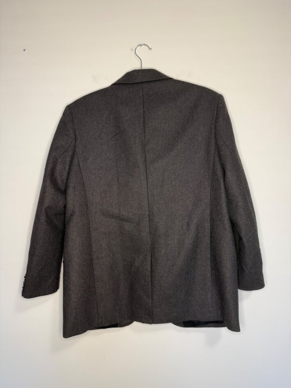 Sandro Petra Lapel-Collar Single-Breasted Pinstripe Wool-Blend Blazer FR 36 US 4 - Picture 4 of 12
